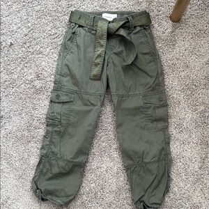 Abercrombie Kids Green Cargo Pants